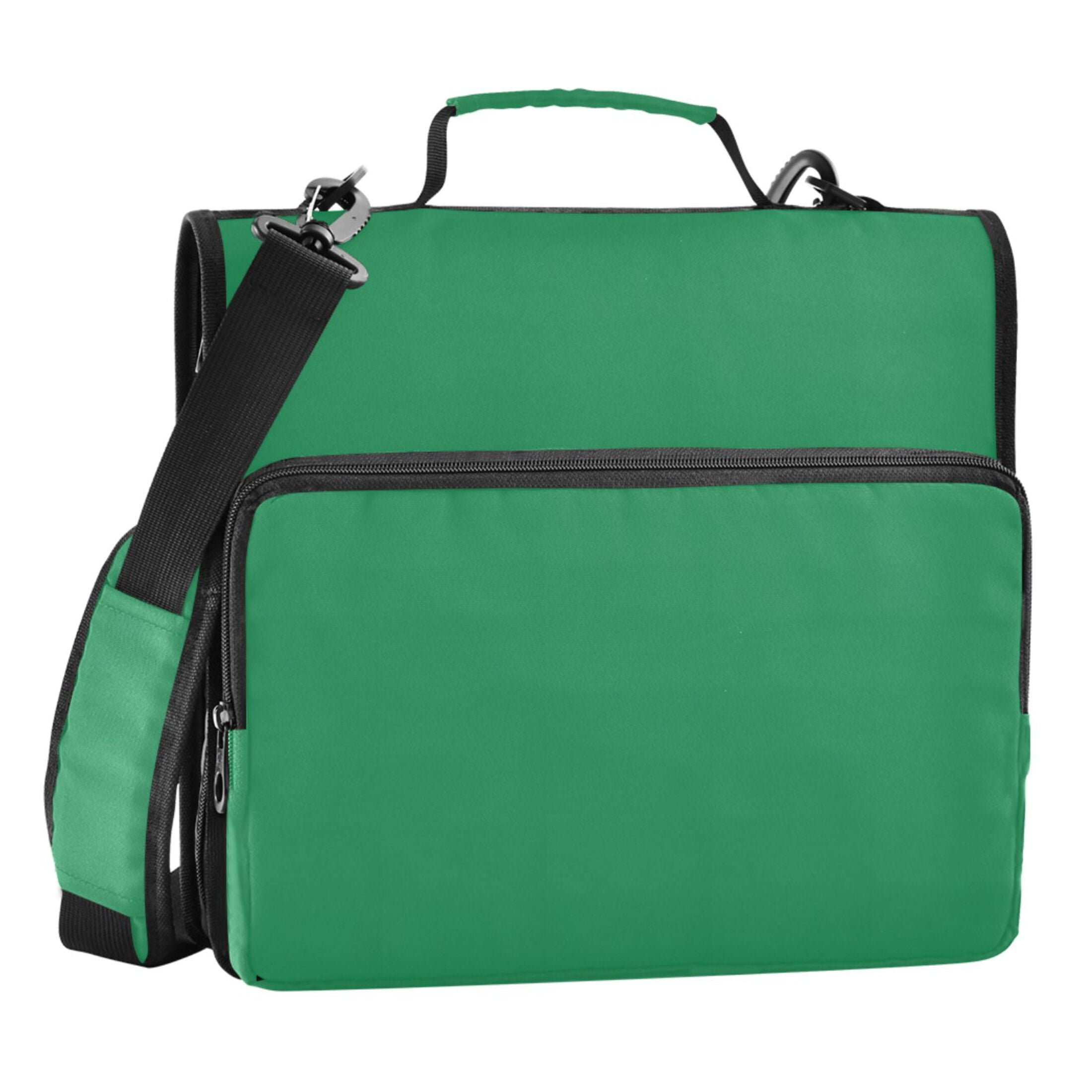 ALAZA Zipper Binder Teal Green 3 Ring Trapper Keeper File Folder Organizer Bag