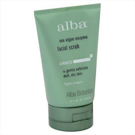 ALBA BOTANICA FACE SCRUB SEA ENZYME-4 OZ -Pack of 1