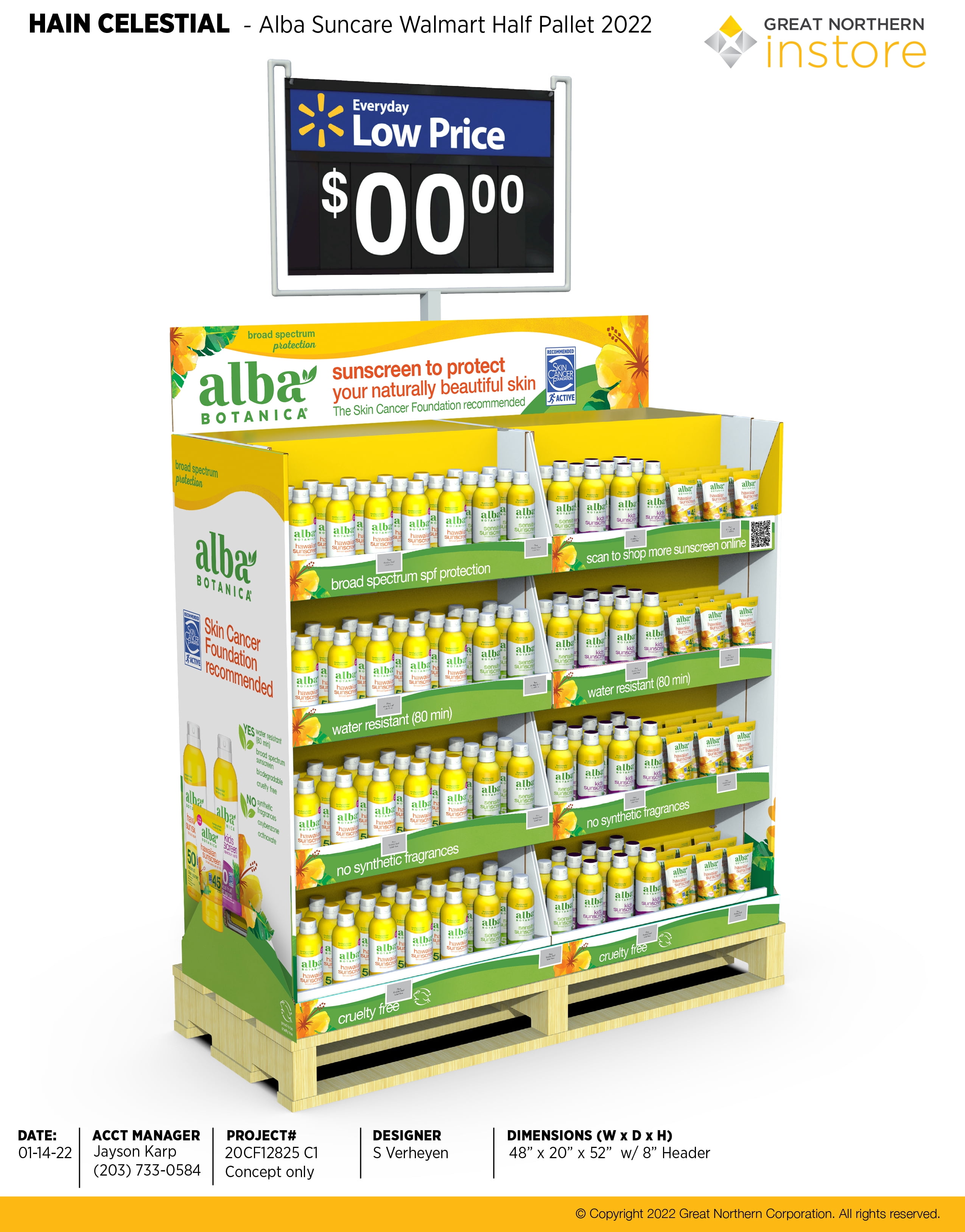 ALBA SUN HALF PALLET
