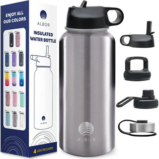 https://i5.walmartimages.com/seo/ALBOR-Insulated-Water-Bottle-with-Straw-and-4-Leak-Proof-Lids-Stainless-Steel-32-Oz-Stainless-Steel_5e20fab1-aea1-4501-aecc-04dcbf9b6239.f2a718afb87046618c146bf47728aedd.jpeg?odnHeight=320&odnWidth=320&odnBg=FFFFFF