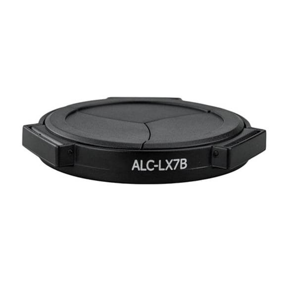 ALC LX7 Camera Auto Lens Caps for DMC-LX7/Leica D-Lux6 Self-Retaining Automatic Lens Protector Black Silver