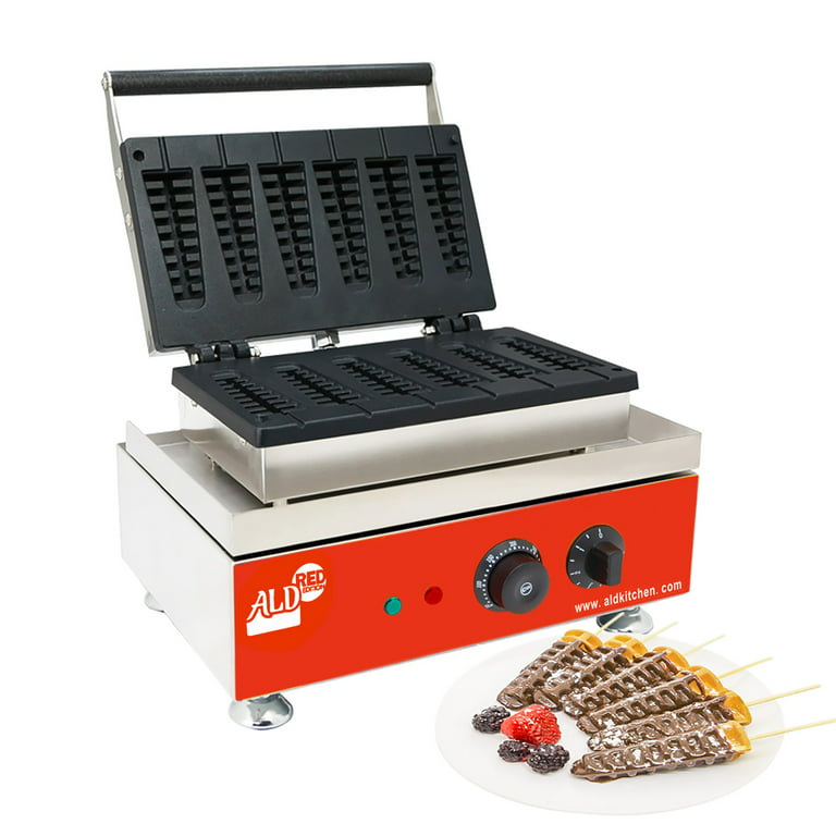 Electric Stainless Steel Lolly Stick Waffle Maker, Capacity: 4 Row
