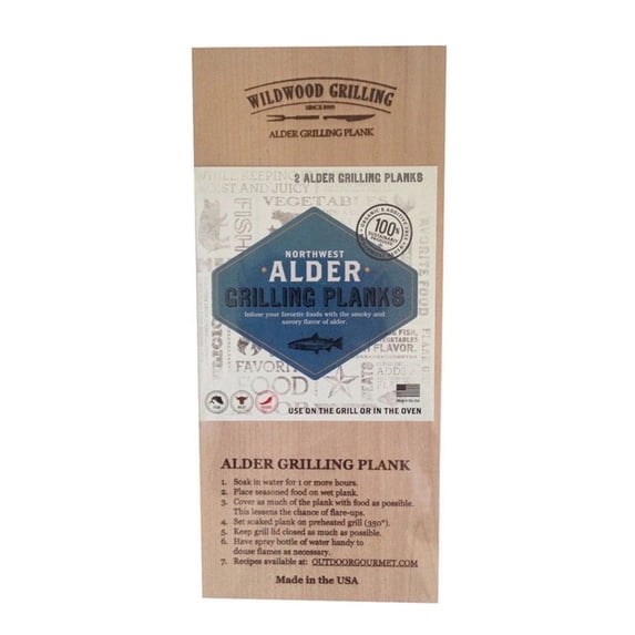 ALDER PLANKS 5X11" 2PK by OUTDOOR GOURMET MfrPartNo 90268
