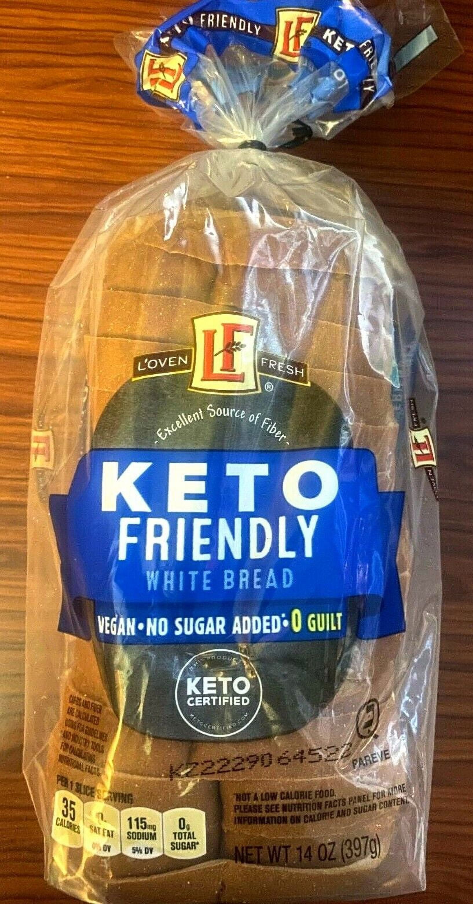 ALDI L’OVEN FRESH Keto Friendly WHITE Bread ZERO Net Carbs VEGAN 1 Loaf