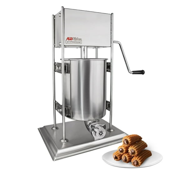 ALDKitchen Churro Maker | Vertical Type Churro Machine | Stainless Steel | 10L Capacity | Manual Control