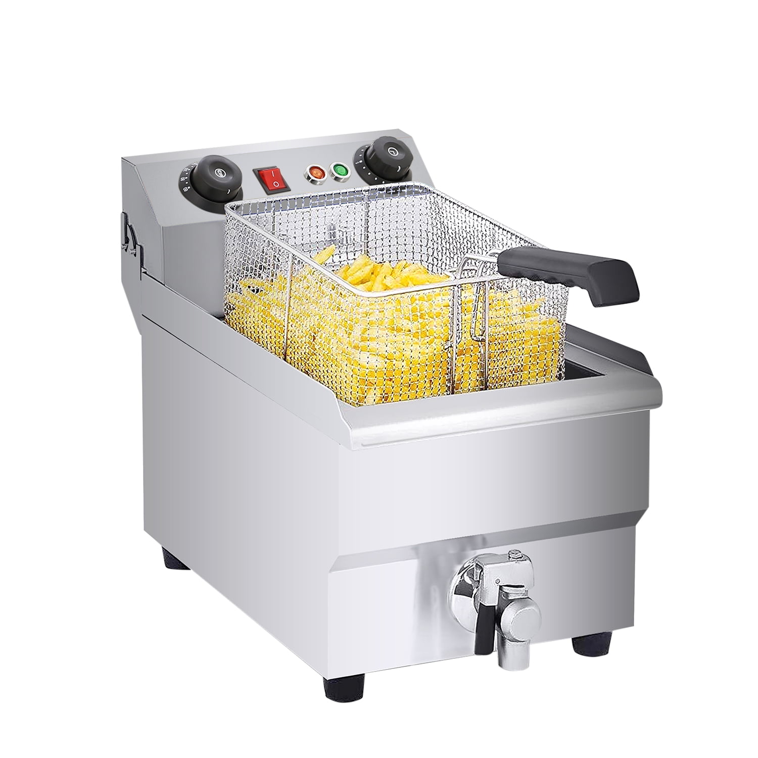 ALDKitchen Commercial Deep Fryer | 11.5 L | Electric Oil Fryer | Snack ...