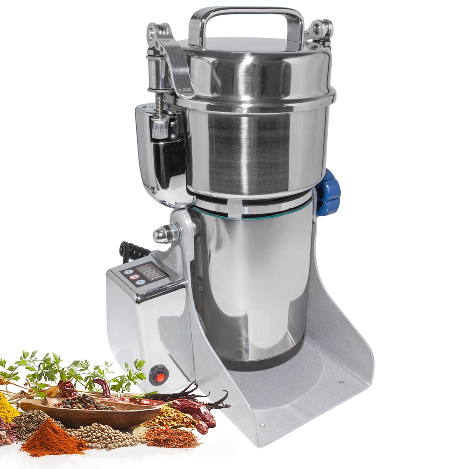 Commercial Electric Herb Grinder Swing Grain Crusher Food-grade