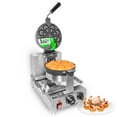 thumbnail image 1 of ALDKitchen Rotating Waffle Maker | Flower Petals Shape Waffles | Belgian Waffle Iron | Stainless Steel | 110V, 1 of 9