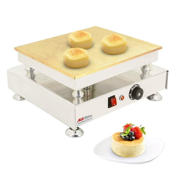 ALDKitchen Souffle Machine | Japanese Souffle Pancake Maker | Dorayaki Machine with Copper Surface | 110V (Small (manual))