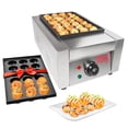 thumbnail image 1 of ALDKitchen Takoyaki Electric Grill | 28 Pcs | Nonstick Molds | No plug | Stainless Steel, 1 of 8