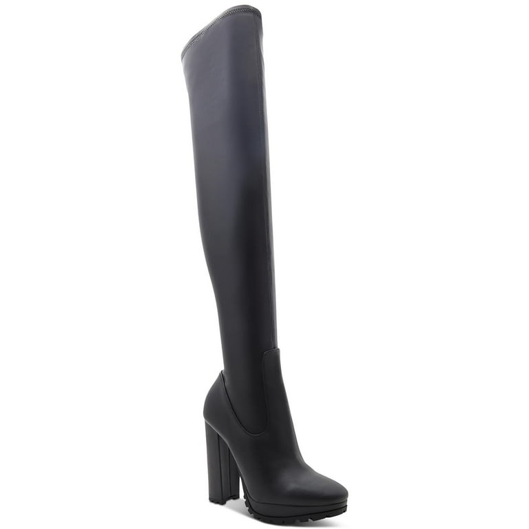 Aldo black over the knee boots hot sale