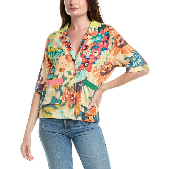 ALDO MARTINS womens  Tona Top, 6, Green