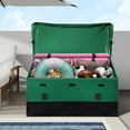 thumbnail image 1 of ALDOBF 150 Gallon Outdoor Storage Deck Box, Waterproof PE Tarpaulin Patio Storage with Galvanized Frame, Portable Tool-Free Assembly for Garden, Pool, Camping, 1 of 8