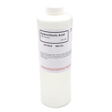 ALDON Innovating Science Hydrochloric Acid Solution, 3M, 500mL - The Curated Chemical Collection