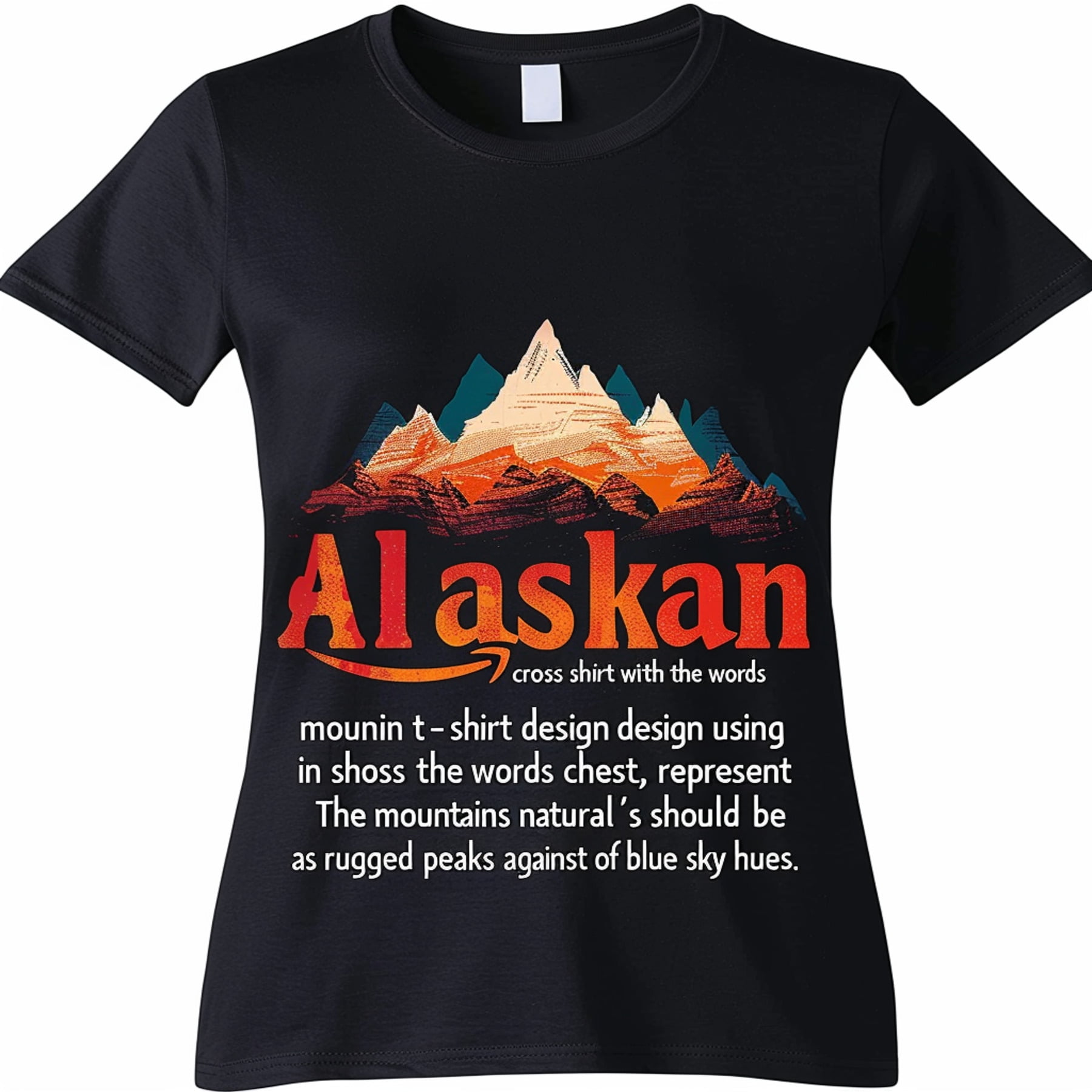 ALDest Diva Alaskan Mountain TShirt Conquer the Peaks in Style Vibrant ...