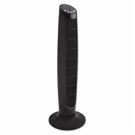 ALE 36 in. 3-Speed Oscillating Tower Fan with Remote Control, Plastic - Black