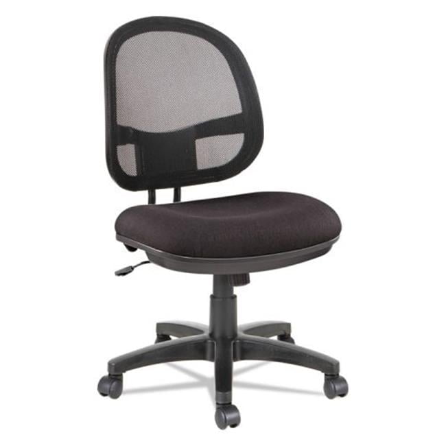 ErgoFlex Adjustable Mesh Task Chair with Waterfall Seat, Black