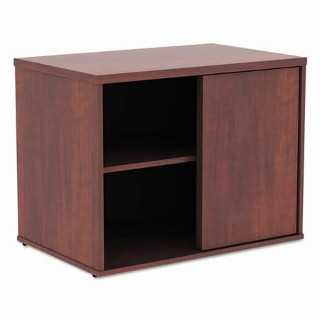 ALE Open Office Low Storage Cabinet Credenza - Medium Cherry