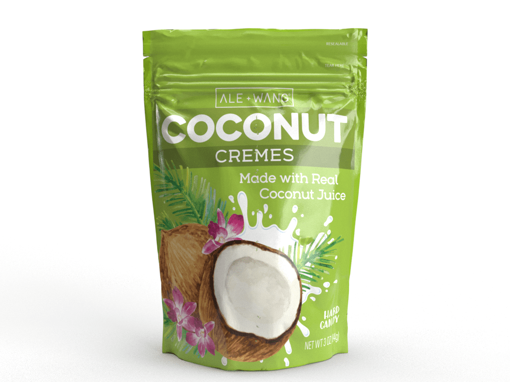 ALE + WANG Coconut Cremes Hard Candy | Made with 100% Pure Coconut