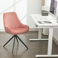 thumbnail image 1 of ALEAVIC Modern Swivel Desk Chair Armchair Side Chair for Living Room, Pink, 1 of 8