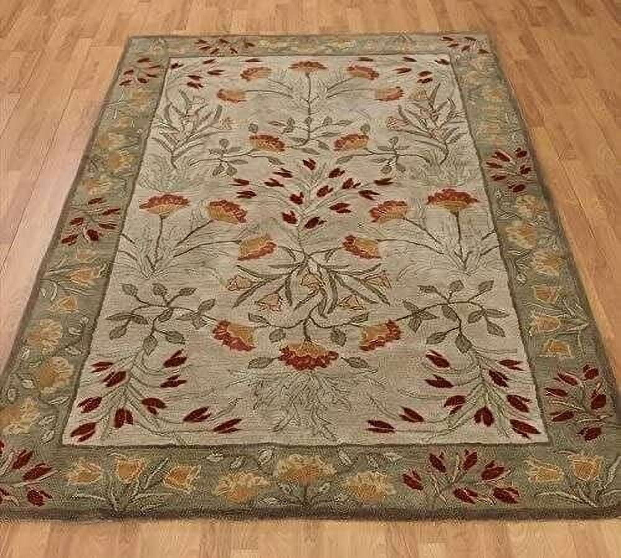 ALEF HOME Craftsmanship Art Deco Tufted Multicolor Arts & Crafts Area ...
