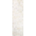 thumbnail image 1 of ALEF HOME Black Faux Cowhide Patchwork Area Rug | Luxurious Leather Look Carpet for Bedroom, Living Room, Office | Modern Western Home Décor(White-9.9 x 14), 1 of 5