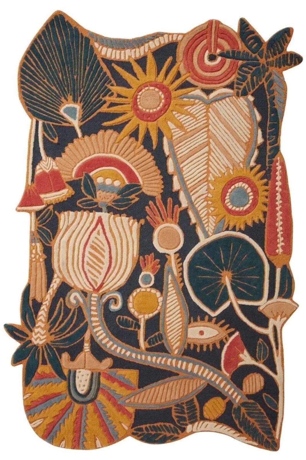 ALEF HOME Loloi Optimism Hand-Tufted Art Deco Botanical Bohemian Area ...