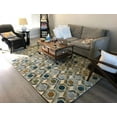 thumbnail image 1 of ALEF HOME Geometric Rugs Eclectic Harmony Art Deco Multicolor Geometric Area Rug, 6' x 9', Quick Dry, 1 of 5