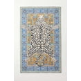 thumbnail image 1 of ALEF HOME Luxury Animal Print Collection Tufted Area Rug, 9' x 12', Blue Leopard Print Design, Quick Dry, 1 of 5