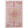 thumbnail image 1 of ALEF HOME Vintage Pink Floral Tufted Area Rug, 8x10 ft, Quick Dry, 1 of 5