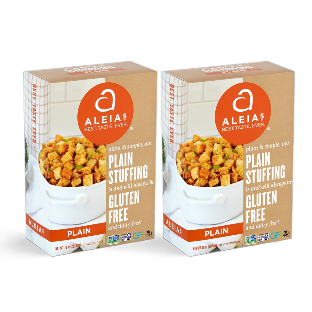ALEIA'S BEST. TASTE. EVER. Plain Stuffing Mix 10oz / 2 Pack