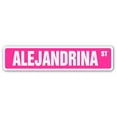 thumbnail image 1 of ALEJANDRINA Street Sign Childrens Name Room Sign | Indoor/Outdoor |  36" Wide, 1 of 5