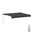 thumbnail image 1 of ALEKO 10' x 8' Black Retractable Motorized Patio Awning Sunshade, 1 of 7