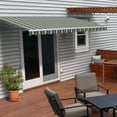thumbnail image 1 of ALEKO 10' x 8' Retractable Patio Awning, Multi Striped Green Color, 1 of 7