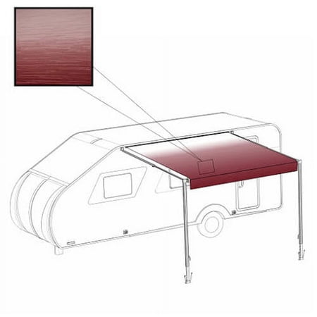 ALEKO 10' x 8' Vinyl RV Awning Fabric Replacement for Retractable Awning, Burgundy Fade Color