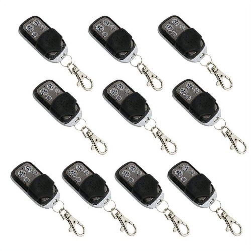 ALEKO Black 4-Channel Gate Opener Remote Control with Keychain