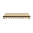 thumbnail image 1 of ALEKO 13' x 10' Manual Retractable Sand Patio Awning Sunshade, 1 of 8