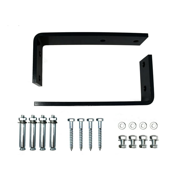 ALEKO 2LCBRAWC Ceiling Bracket for Half Cassette Awnings, Dark Gray, Set of 2