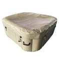 thumbnail image 1 of ALEKO 4 Person Square Inflatable 160 Gallon Hot Tub Spa with Cover, 1 of 13