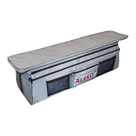 ALEKO 41" x 9" Seat Cushion With Spacious Under Seat Bag with Pockets For Inflatable Boats