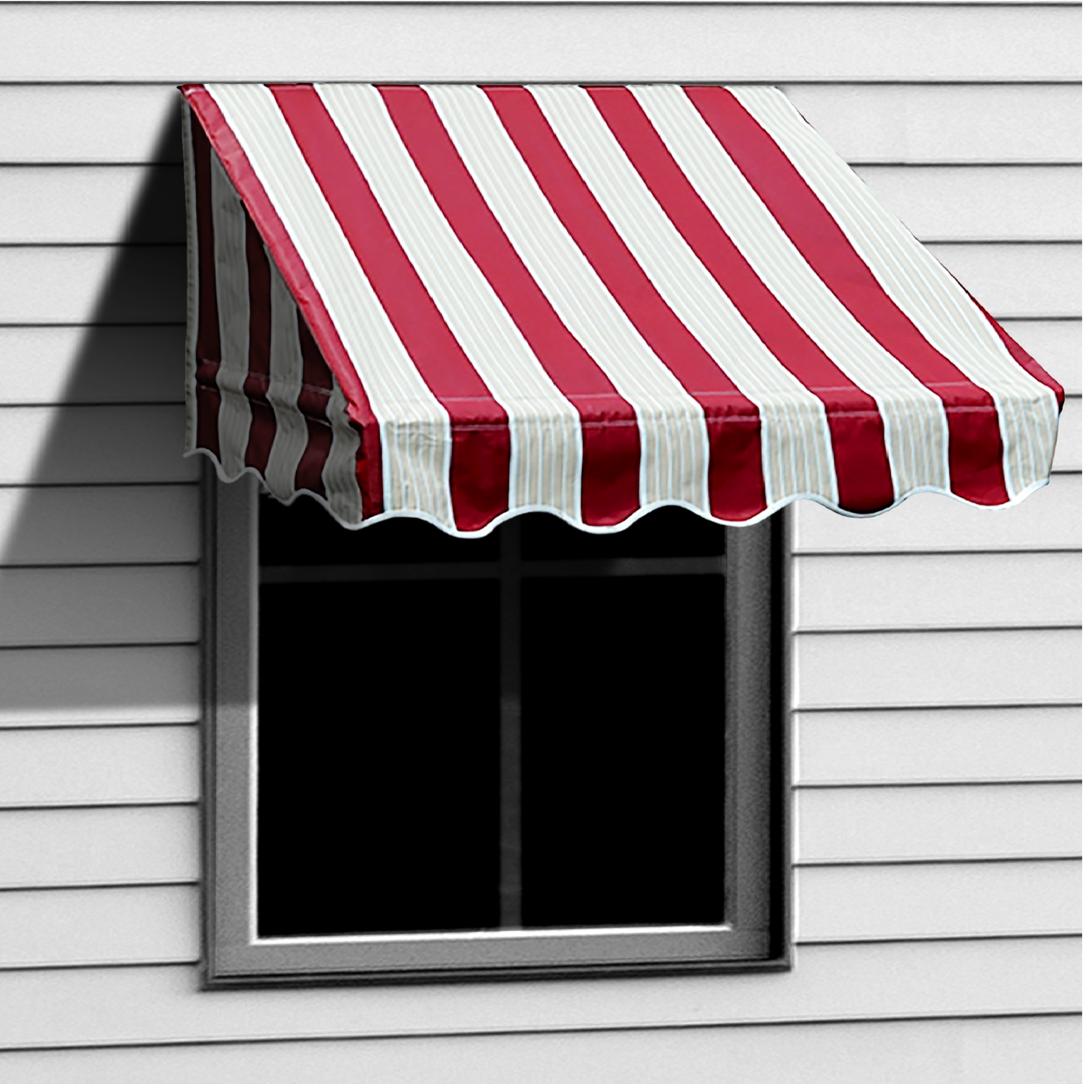 ALEKO 6 feet X 2 feet Window Awning Door Canopy Sun Rain Shade Shelter