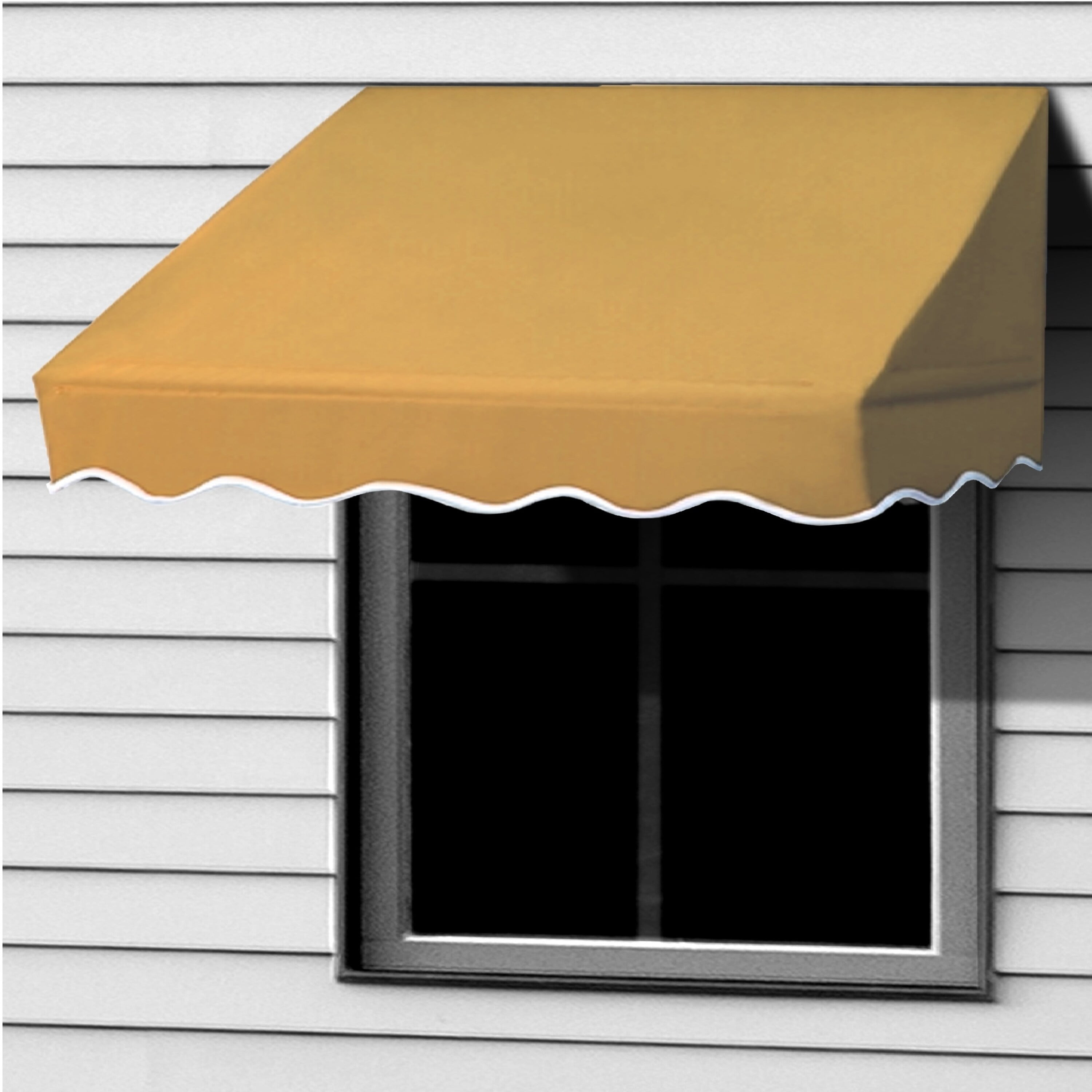 ALEKO 6 feet X 2 feet Window Awning Door Canopy Sun Rain Shade Shelter