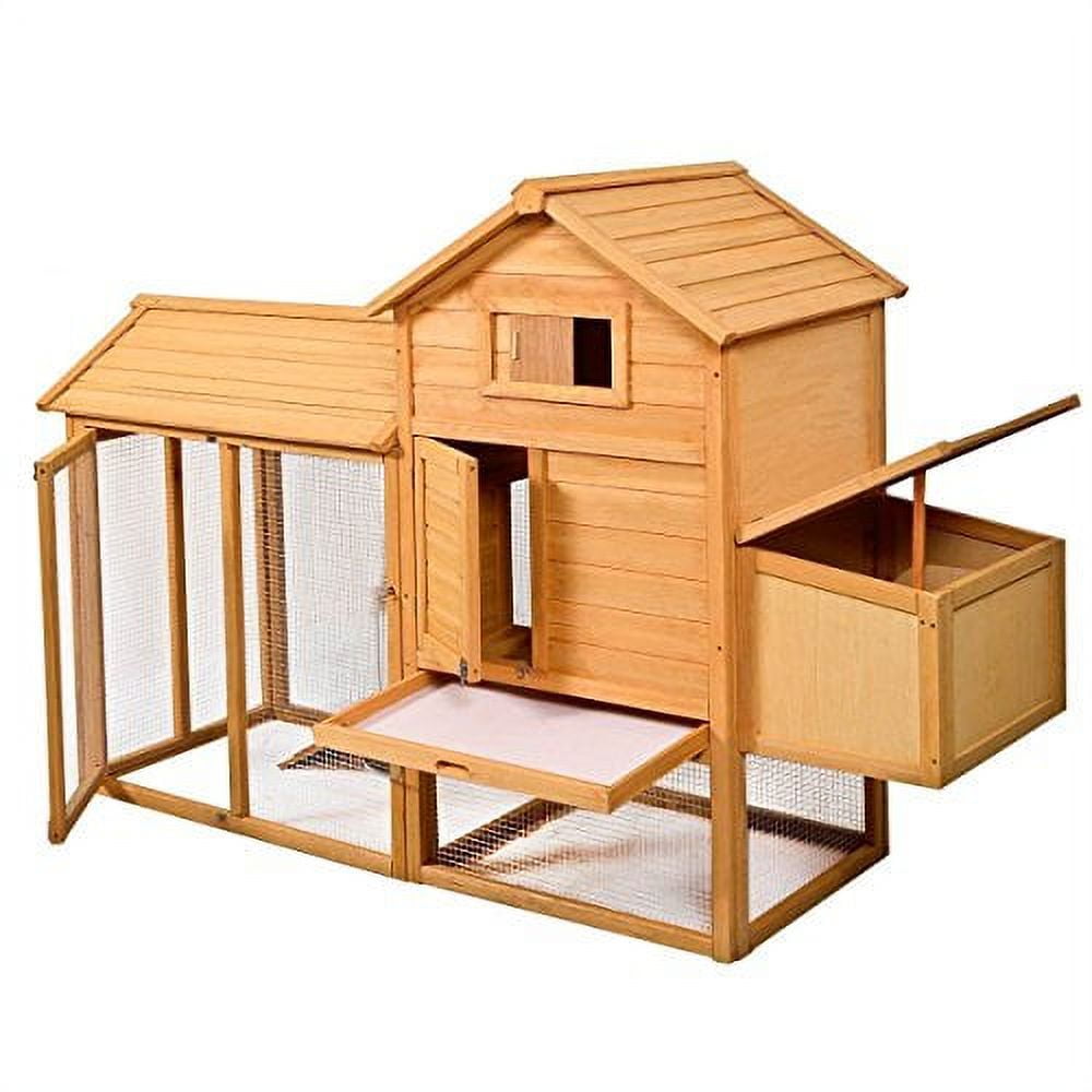 Aleko chicken rabbit hutch cage accrh Clearance