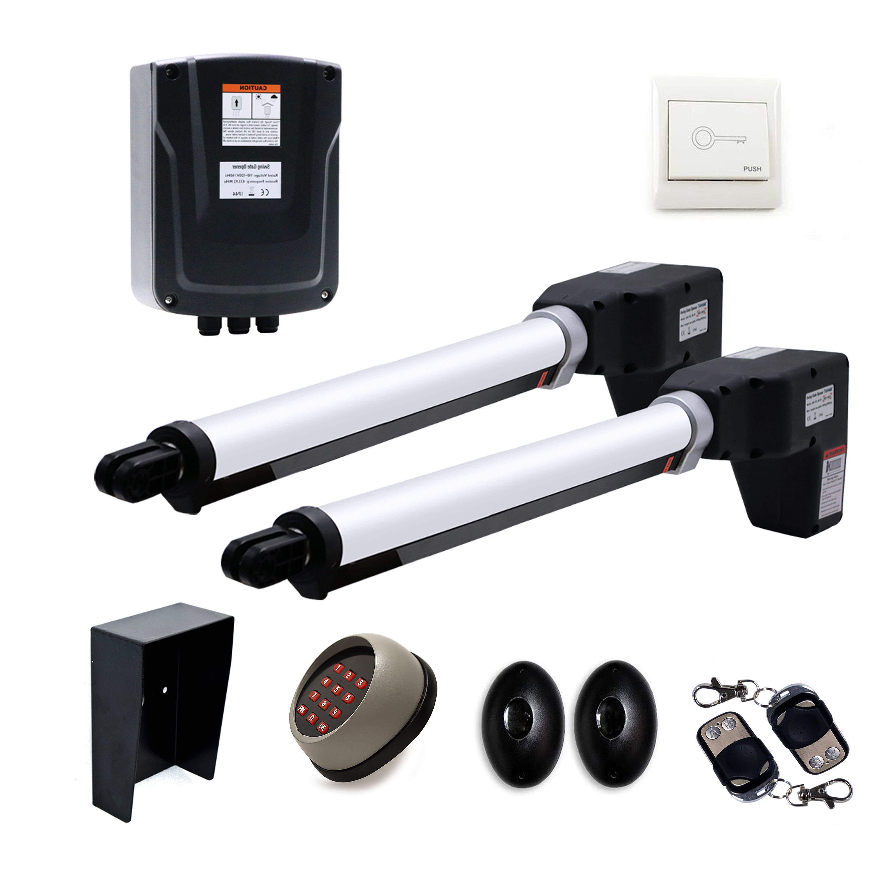 ALEKO Accessories Kit Swing Gate Opener for Dual Swing Gates up to 36' Long