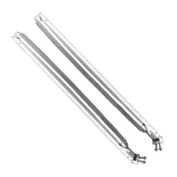 ALEKO AWARMSET10FT Replacement Retractable Arms for 12x10, 13x10, 16x10, 20x10 Awnings - Set of 2 - White