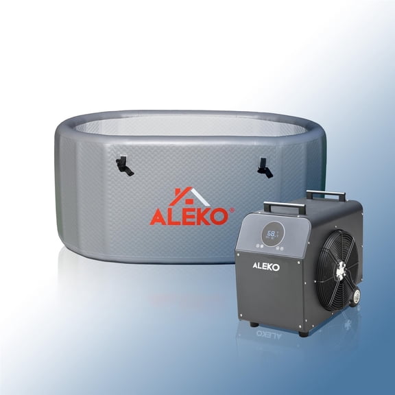 ALEKO Arctica Inflatable Cold Plunge and 0.8 Chiller Kit