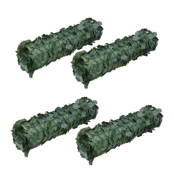 ALEKO Artificial Ivy Leaf Privacy Screen Fence - 94x39 inches - Pack of 4