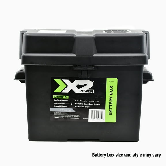 ALEKO Battery Box LM130/12AH for Two 12AH Batteries