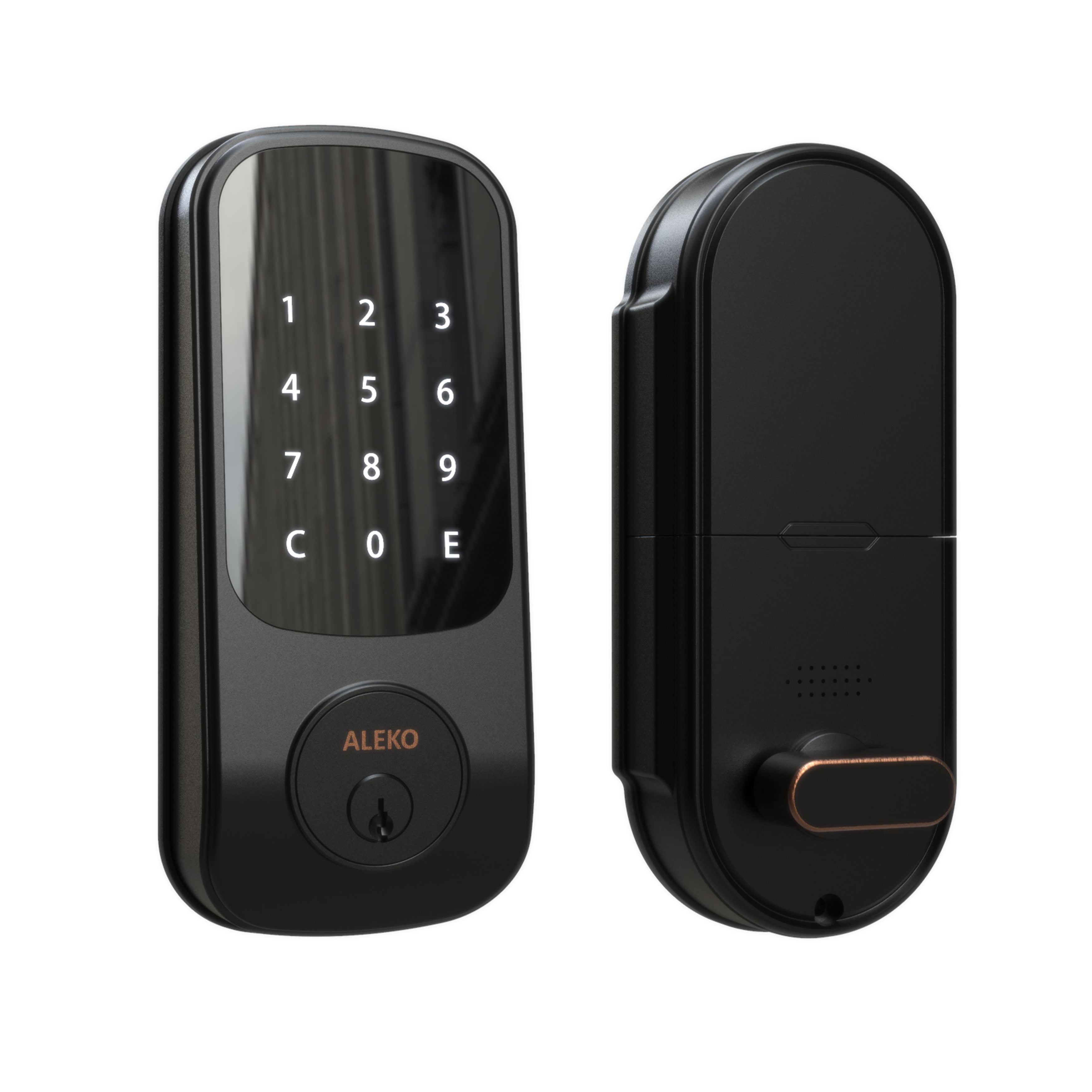ALEKO DLOCK04 2-in-1 Keyless Entry Smart Door Lock with Touchscreen ...