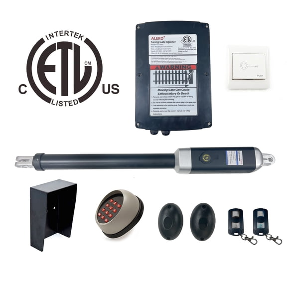 ALEKO ETL Operator Accessory Kit Single Swing Opener for Gates up to 18 ft